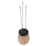 Needle Type Coffee Wooden Powder Dispenser Coffee Stirrer with Handle for Stiring CoffeeBlack