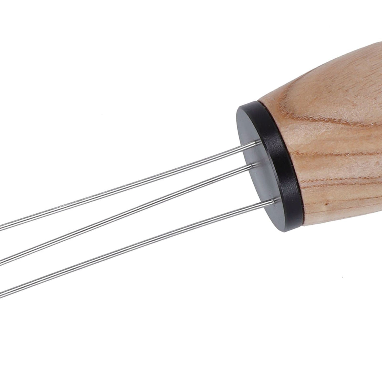 Needle Type Coffee Wooden Powder Dispenser Coffee Stirrer with Handle for Stiring CoffeeBlack