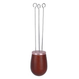 Needle Type Coffee Wooden Powder Dispenser Coffee Stirrer with Handle for Stiring CoffeeRose Gold