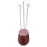 Needle Type Coffee Wooden Powder Dispenser Coffee Stirrer with Handle for Stiring CoffeeRose Gold