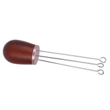 Needle Type Coffee Wooden Powder Dispenser Coffee Stirrer with Handle for Stiring CoffeeRose Gold