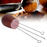 Needle Type Coffee Wooden Powder Dispenser Coffee Stirrer with Handle for Stiring CoffeeRose Gold - Extra Image