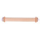 Adjustable Beech and PP Rolling Pin with Detachable Ring for Cake Egg Tart Kitchen Bakery