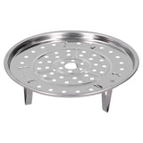 Stainless Steel Heat Resistant Steaming Rack Tripod Design Non Stick Rack for Food Cake(23.5CM ) - Side View