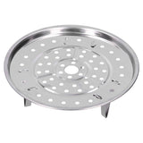 Stainless Steel Heat Resistant Steaming Rack Tripod Design Non Stick Rack for Food Cake(23.5CM )