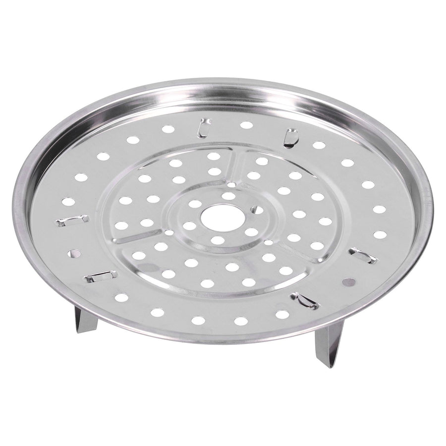 Stainless Steel Heat Resistant Steaming Rack Tripod Design Non Stick Rack for Food Cake(23.5CM )