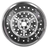 Stainless Steel Heat Resistant Steaming Rack Tripod Design Non Stick Rack for Food Cake(23.5CM ) - Rear View