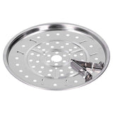 Stainless Steel Heat Resistant Steaming Rack Tripod Design Non Stick Rack for Food Cake(23.5CM ) - Close-Up Angle