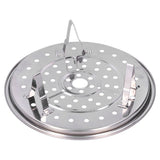 Stainless Steel Heat Resistant Steaming Rack Tripod Design Non Stick Rack for Food Cake(23.5CM )