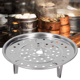 Stainless Steel Heat Resistant Steaming Rack Tripod Design Non Stick Rack for Food Cake(23.5CM )