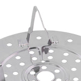 Stainless Steel Heat Resistant Steaming Rack Tripod Design Non Stick Rack for Food Cake(23.5CM )