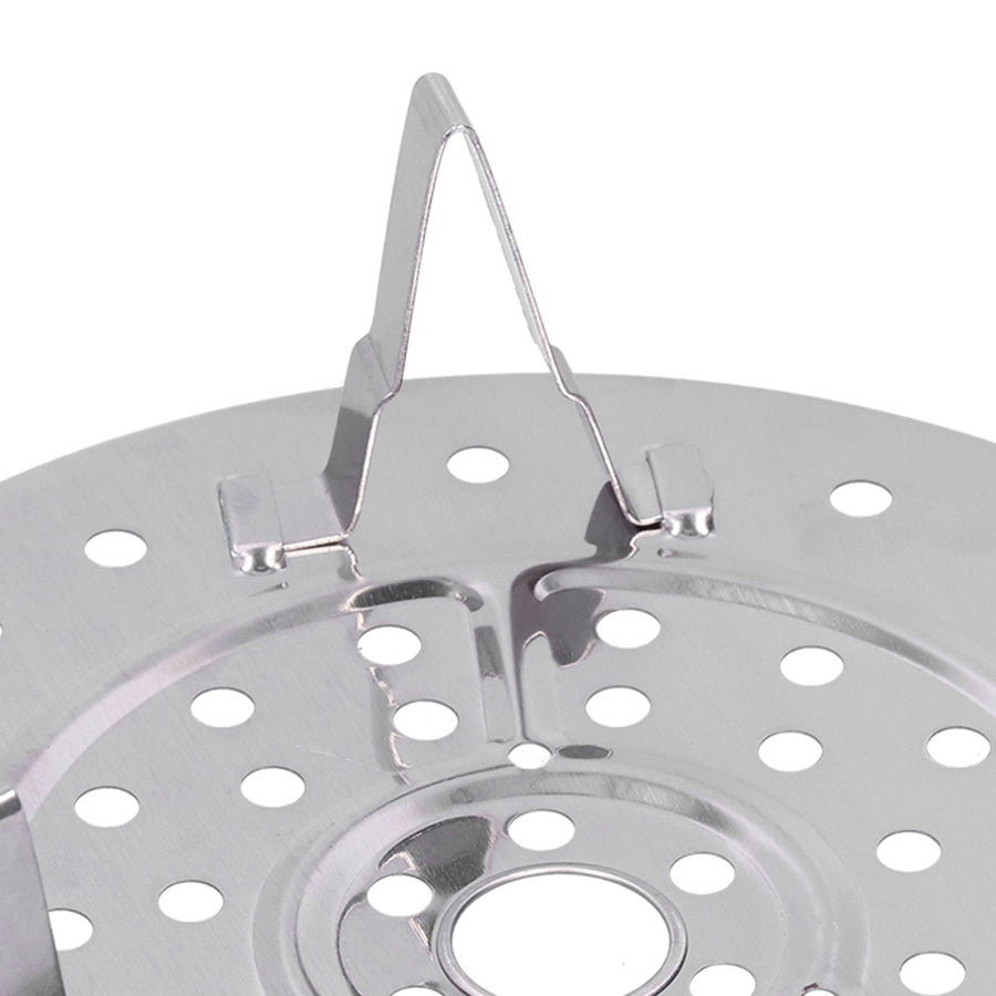 Stainless Steel Heat Resistant Steaming Rack Tripod Design Non Stick Rack for Food Cake(23.5CM )