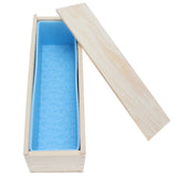 1200ml Silicone Rose Soap Mold Double Open DIY Hand-Made Soap Making Supplies Sky Blue