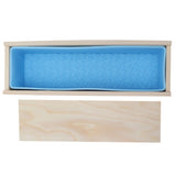 1200ml Silicone Rose Soap Mold Double Open DIY Hand-Made Soap Making Supplies Sky Blue