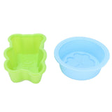 DIY Silicone Soap Mold Set with Wood Box Soap Rack Wrapping Paper Baking SuppliesPurple