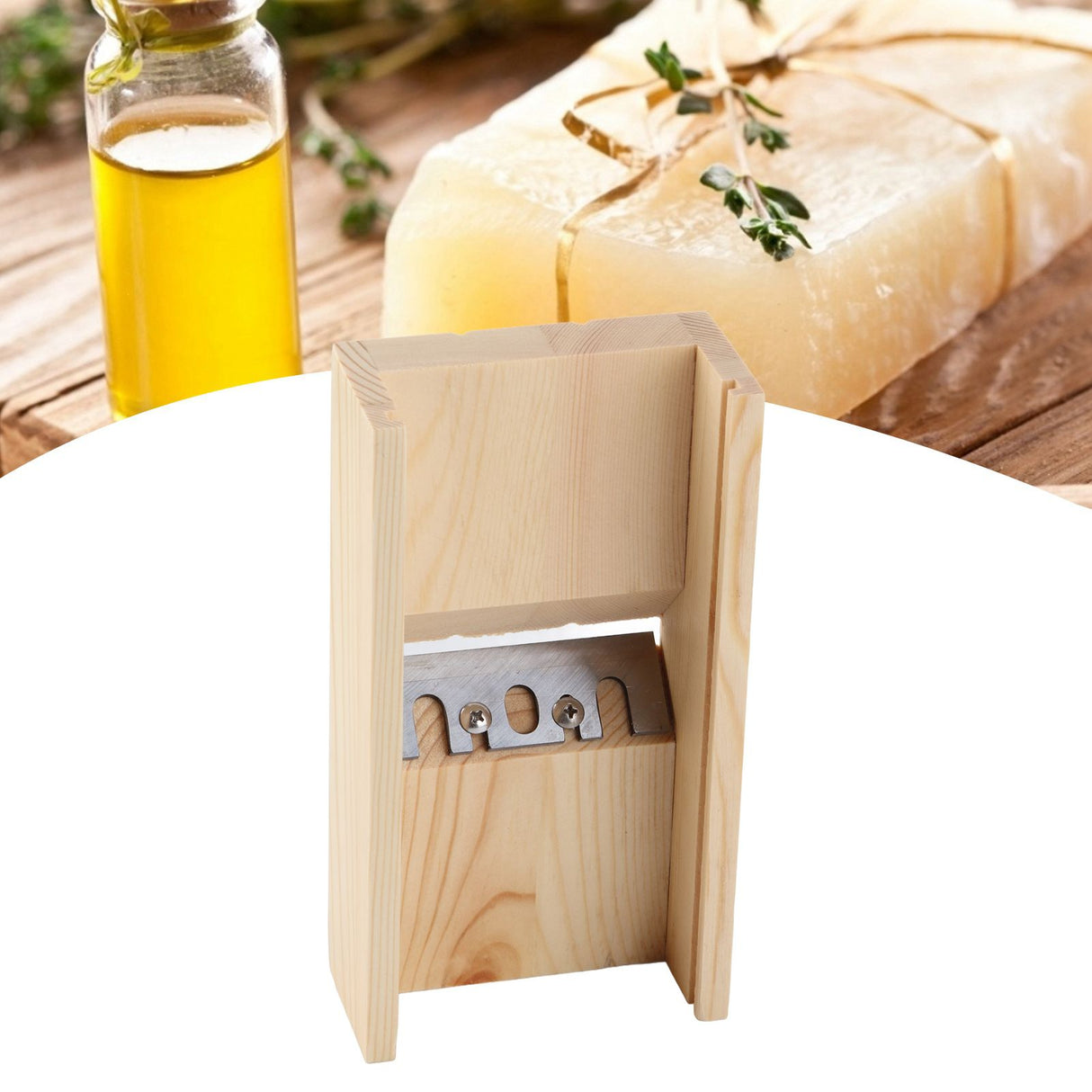 Soap Beveler DIY Adjustable Pine Wood Hand Made Soap Cutter Planer Trimming Tool