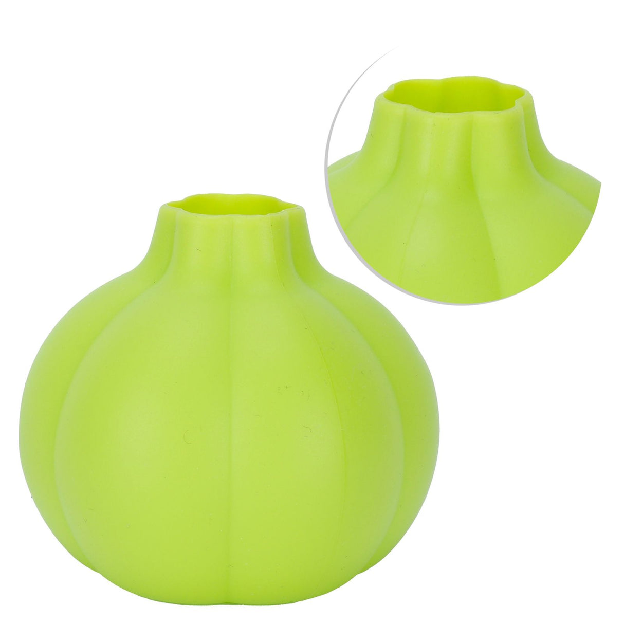 Green Silicone Garlic Peeler Food Grade Soft Material Peeling Tool for Home Kitchen