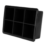 6‑Grid Silicone Square Ice Mold Food Grade Ice Cubes Tray Making Mold for Home Kitchen