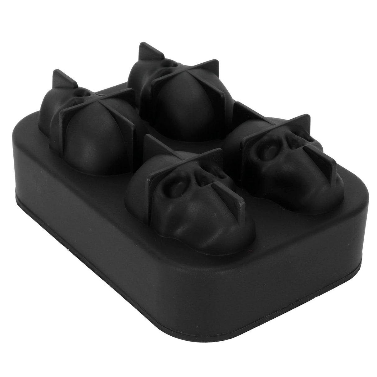 Distinctive Skull Shape Ice Mold Silicone Irregular Ice Cubes Tray for Home Bar Party Summer