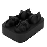 Distinctive Skull Shape Ice Mold Silicone Irregular Ice Cubes Tray for Home Bar Party Summer