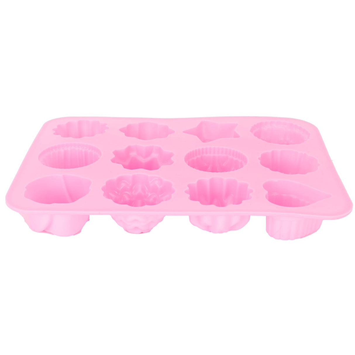 12-Grid Silicone Mold DIY Chocolate Cake Pudding Fondant Baking Mould Kitchen Supply