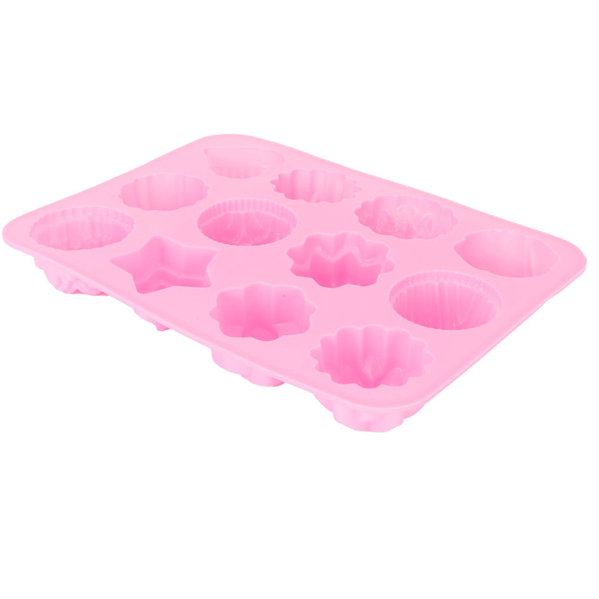 12-Grid Silicone Mold DIY Chocolate Cake Pudding Fondant Baking Mould Kitchen Supply