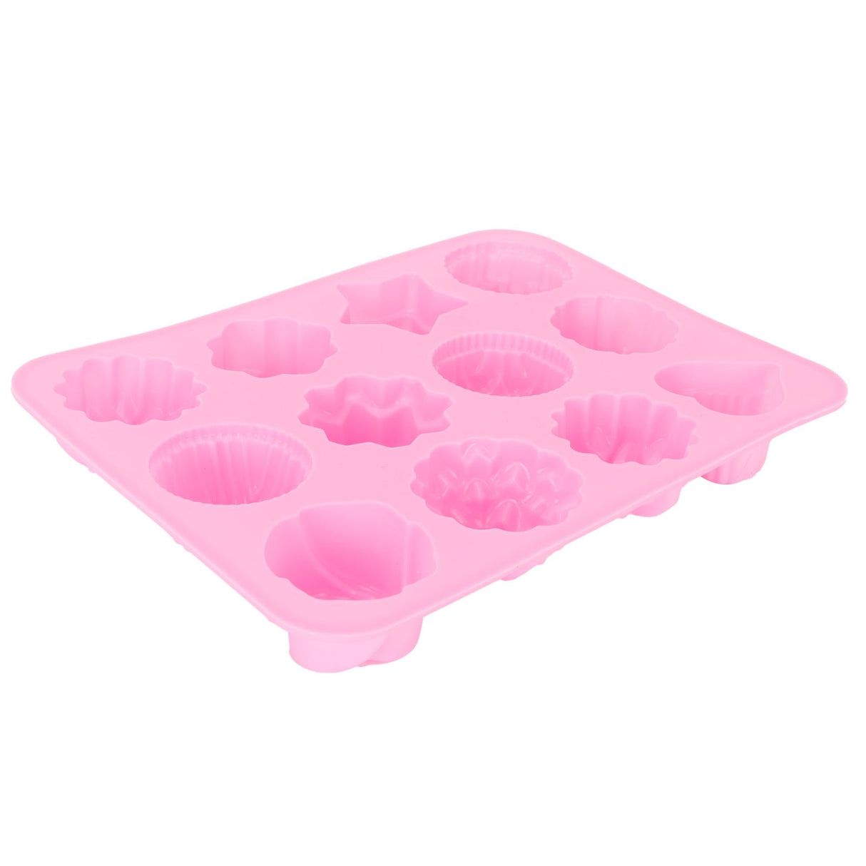 12-Grid Silicone Mold DIY Chocolate Cake Pudding Fondant Baking Mould Kitchen Supply