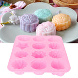 12-Grid Silicone Mold DIY Chocolate Cake Pudding Fondant Baking Mould Kitchen Supply
