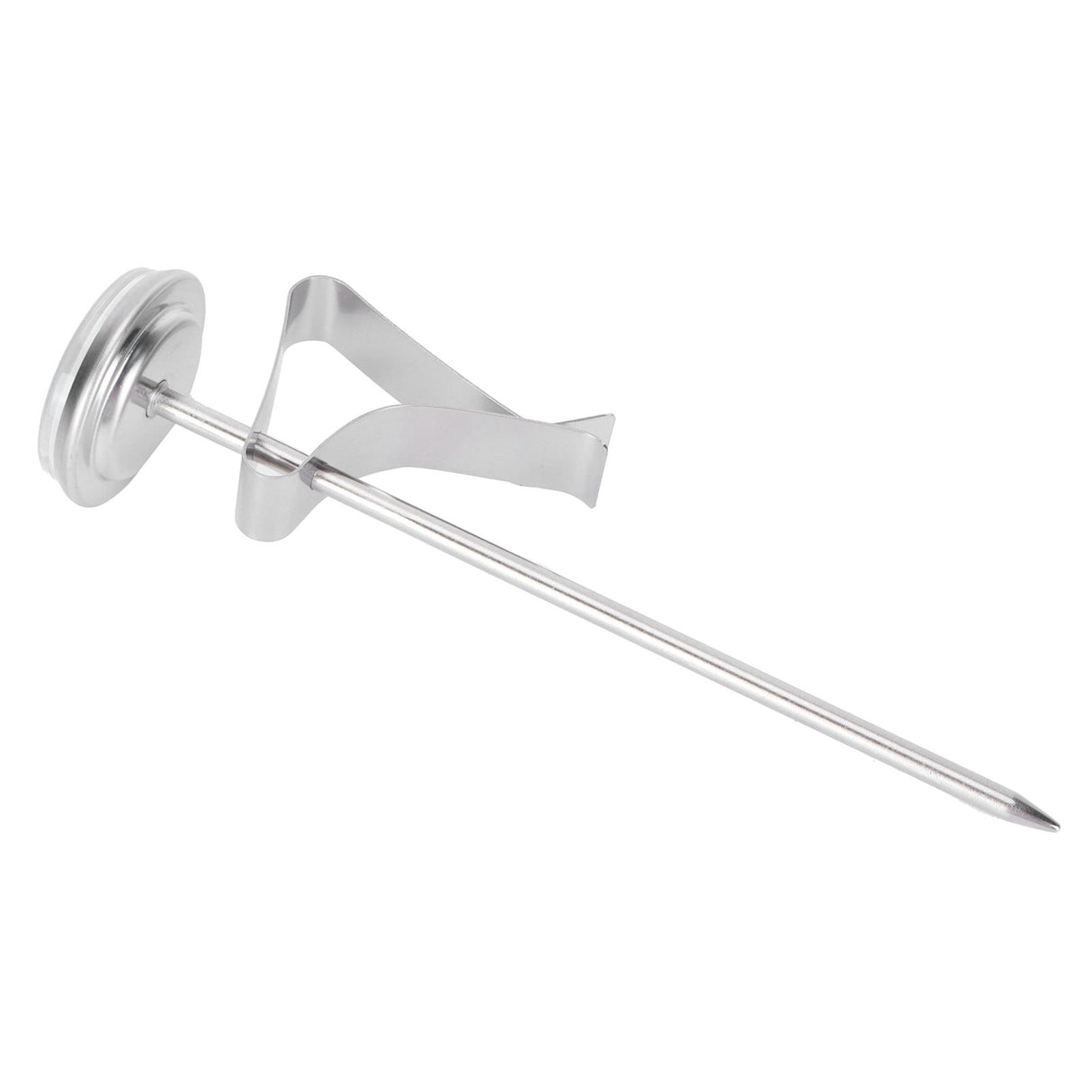 Coffee Thermometer Milk Frothing Dial Pointer Temperature Meter with Hook Kitchen Tool