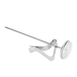 Coffee Thermometer Milk Frothing Dial Pointer Temperature Meter with Hook Kitchen Tool - 45-Degree Angle