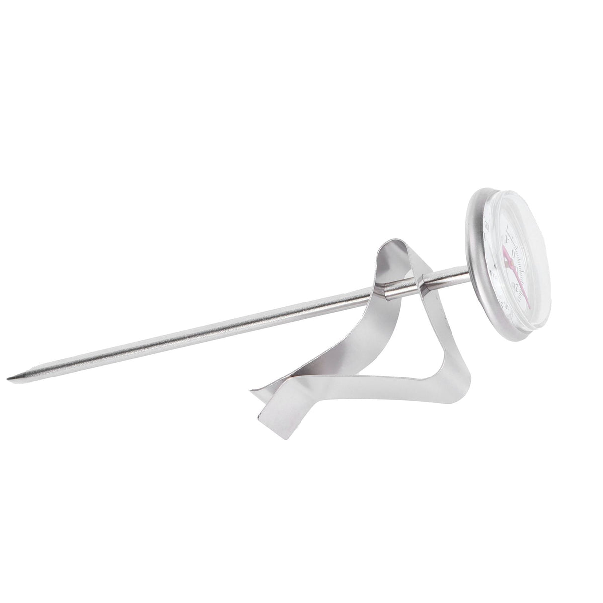 Coffee Thermometer Milk Frothing Dial Pointer Temperature Meter with Hook Kitchen Tool