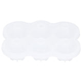 6‑Grid Silicone Ice Ball Mold with Leaking Hole Round Ice Tray for Kitchen Home Bar