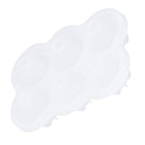 6‑Grid Silicone Ice Ball Mold with Leaking Hole Round Ice Tray for Kitchen Home Bar - Rear View