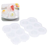 6‑Grid Silicone Ice Ball Mold with Leaking Hole Round Ice Tray for Kitchen Home Bar