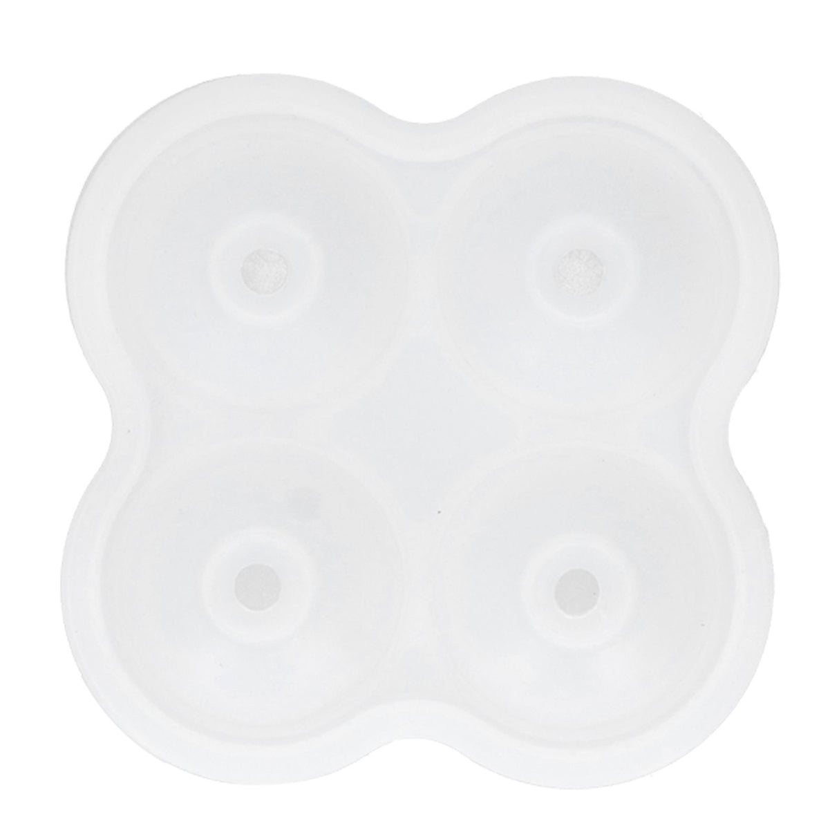 4‑Grid Round Shape Mold Food Grade Silicone Ice Cream Mould for Kitchen Utensils