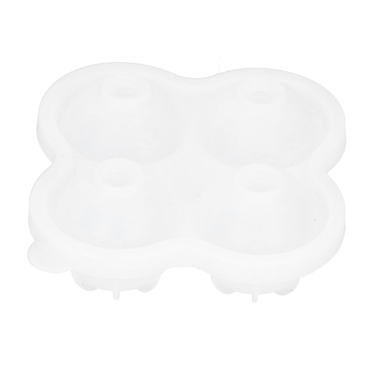 4‑Grid Round Shape Mold Food Grade Silicone Ice Cream Mould for Kitchen Utensils