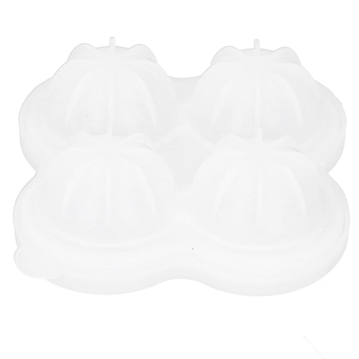 4‑Grid Round Shape Mold Food Grade Silicone Ice Cream Mould for Kitchen Utensils