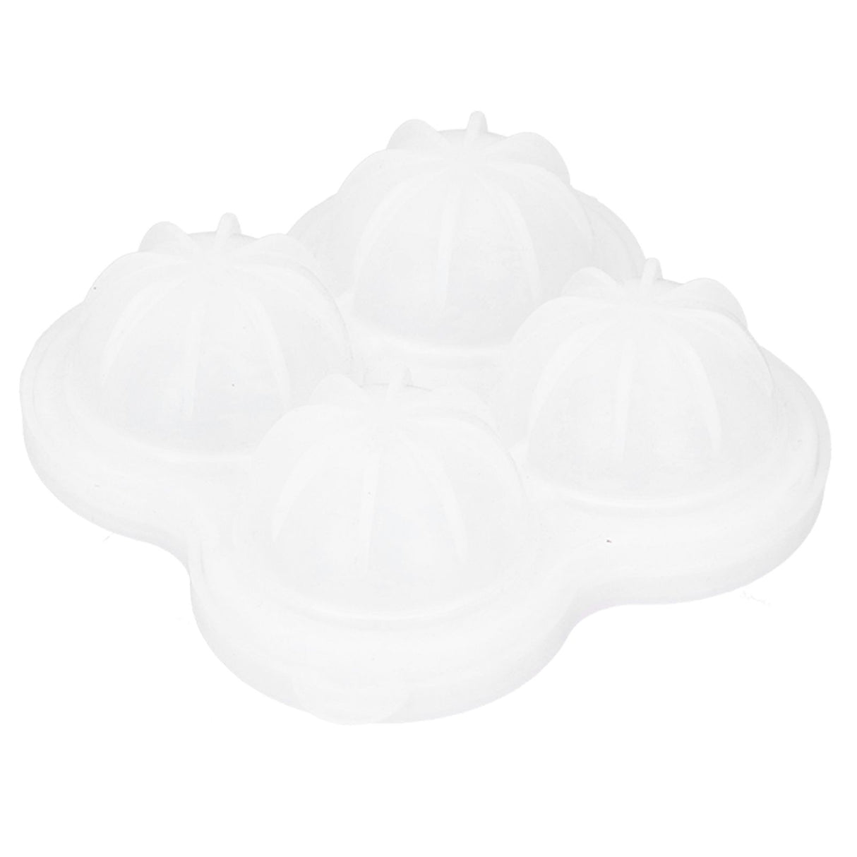 4‑Grid Round Shape Mold Food Grade Silicone Ice Cream Mould for Kitchen Utensils