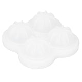4‑Grid Round Shape Mold Food Grade Silicone Ice Cream Mould for Kitchen Utensils