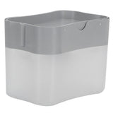 Press Type Soap Box Kitchen Household Detergent Press Dispenser for Home Kitchen HotelGrey
