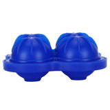 4 Hole Ice Cubes Mold Silicone Ice Ball Maker Mould Tray for Home Kitchen SuppliesDark Blue
