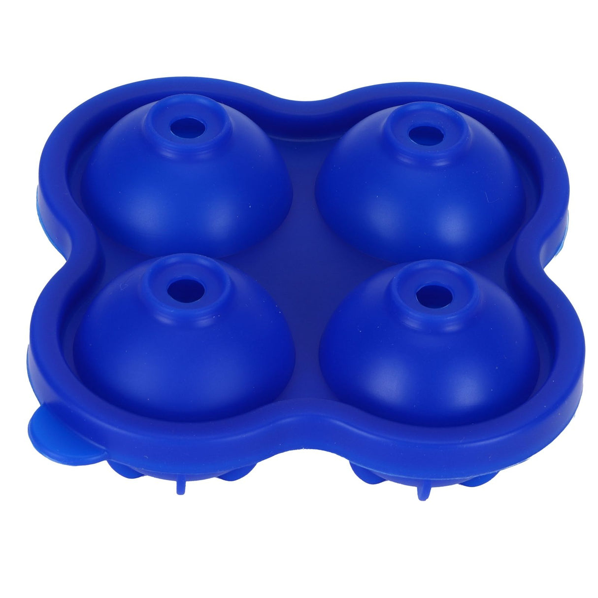 4 Hole Ice Cubes Mold Silicone Ice Ball Maker Mould Tray for Home Kitchen SuppliesDark Blue