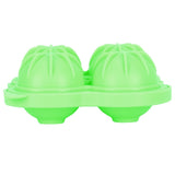 4 Hole Ice Cubes Mold Silicone Ice Ball Maker Mould Tray for Home Kitchen SuppliesGreen - 45-Degree Angle