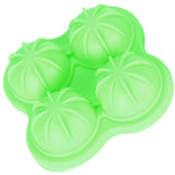 4 Hole Ice Cubes Mold Silicone Ice Ball Maker Mould Tray for Home Kitchen SuppliesGreen - Extra Image