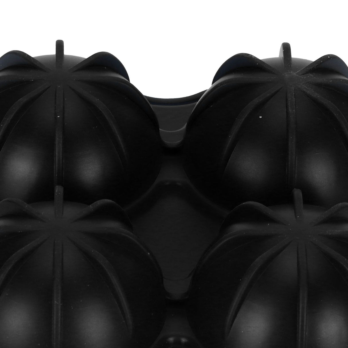 4 Hole Ice Cubes Mold Silicone Ice Ball Maker Mould Tray for Home Kitchen SuppliesBlack