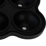 4 Hole Ice Cubes Mold Silicone Ice Ball Maker Mould Tray for Home Kitchen SuppliesBlack - Extra Image