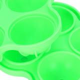 6-Grid Ice Ball Maker Reusable Silicone Ice Ball Mold Tray for Home Kitchen Bar UseGreen - Extra Image