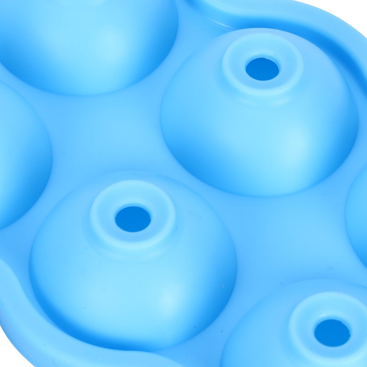 6-Grid Ice Ball Maker Reusable Silicone Ice Ball Mold Tray for Home Kitchen Bar UseSky Blue