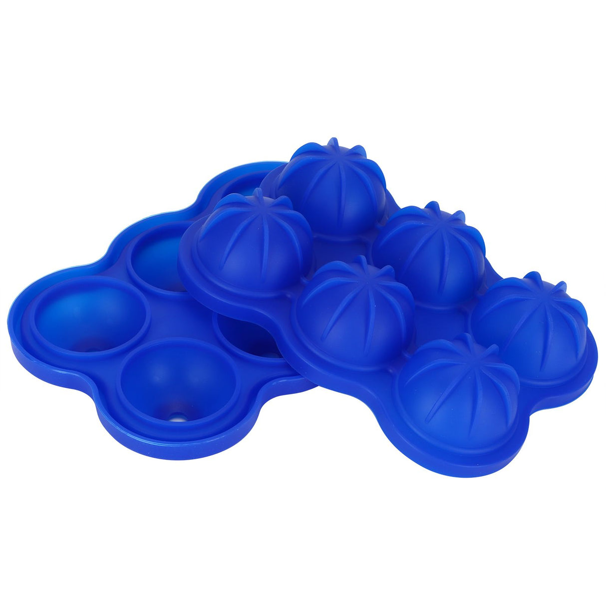 6-Grid Ice Ball Maker Reusable Silicone Ice Ball Mold Tray for Home Kitchen Bar UseDark Blue