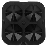 4Grid Ice Mold Reusable DiamondShape Ice Cubes Maker Tray Home Kitchen Supplies(Black ) - Low Angle